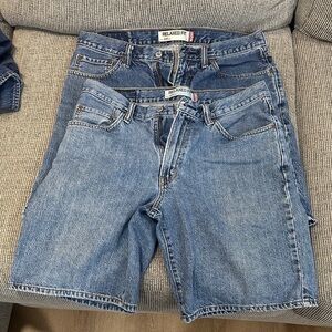 Levi’s Relaxed Fit 550 Men's Blue Denim Shorts 2 pairs
